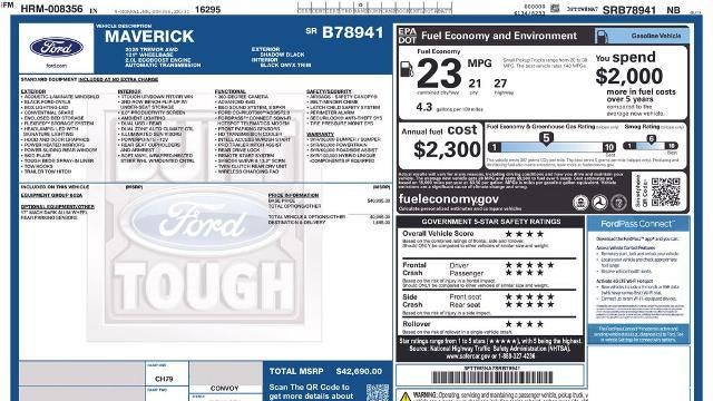 2025 Ford Maverick Tremor
