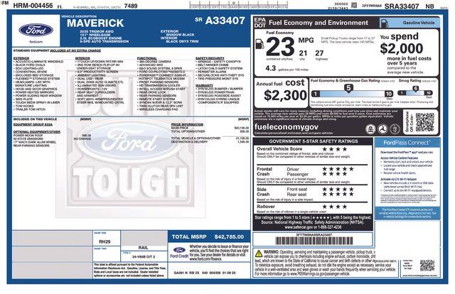 2025 Ford Maverick - $38,995