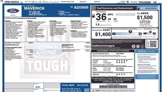 2026 Ford Maverick Lariat