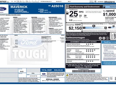 2024 Ford Maverick AWD Lariat 4DR Supercrew 4.5 FT. SB
