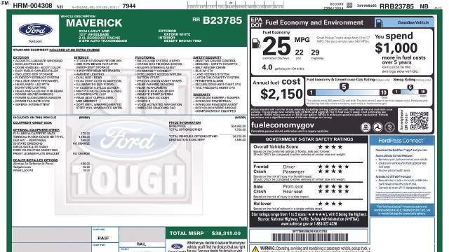 2024 Ford Maverick Lariat