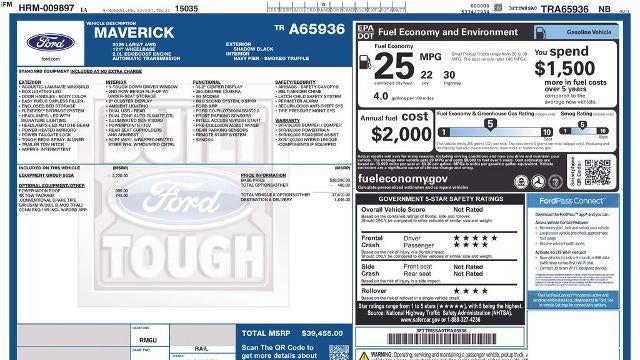 2026 Ford Maverick Lariat