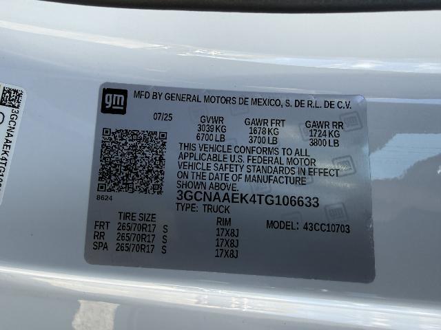 2026 Chevrolet Silverado - $33,972