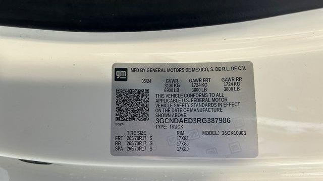 2024 Chevrolet Silverado 1500 Work Truck