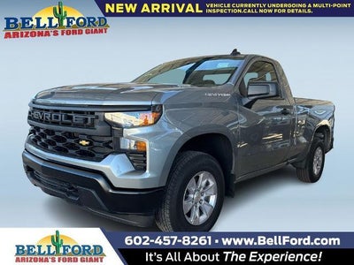 2025 Chevrolet Silverado 1500 4X4 Work Truck 2DR Regular Cab 8 FT. LB