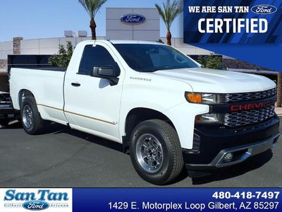 2020 Chevrolet Silverado 1500 4X2 Work Truck 2DR Regular Cab 8 FT. LB