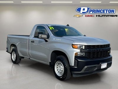 Photo of a 2021 Chevrolet Silverado 1500 4X2 Work Truck 2DR Regular Cab 8 FT. LB for sale
