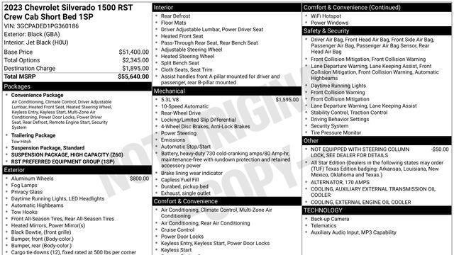 2023 Chevrolet Silverado 1500 RST