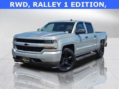 2018 Chevrolet Silverado 1500 4X2 Custom 4DR Crew Cab 5.8 FT. SB