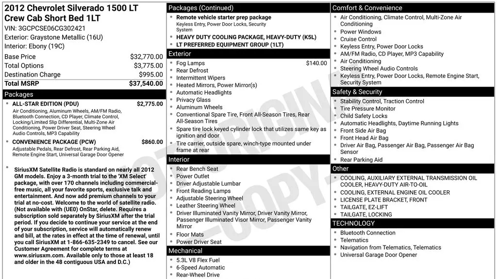 2012 Chevrolet Silverado 1500 LT
