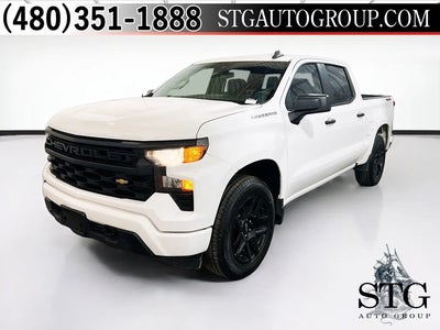 Photo of a 2024 Chevrolet Silverado 1500 4X4 Custom 4DR Crew Cab 5.8 FT. SB for sale