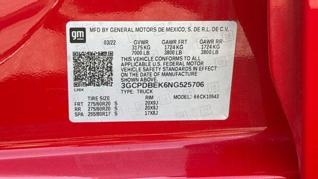 2022 Chevrolet Silverado 1500 Custom