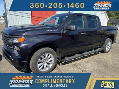 2022 Chevrolet Silverado 1500 4X4 Custom 4DR Crew Cab 5.8 FT. SB