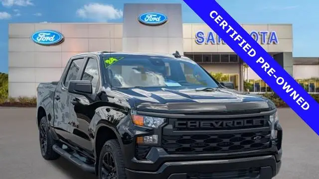 Preowned 2024 Chevrolet Silverado 1500 Custom for Sale