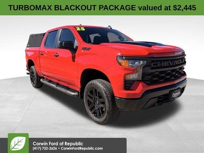 Photo of a 2025 Chevrolet Silverado 1500 4X4 Custom Trail Boss 4DR Crew Cab 5.8 FT. SB for sale