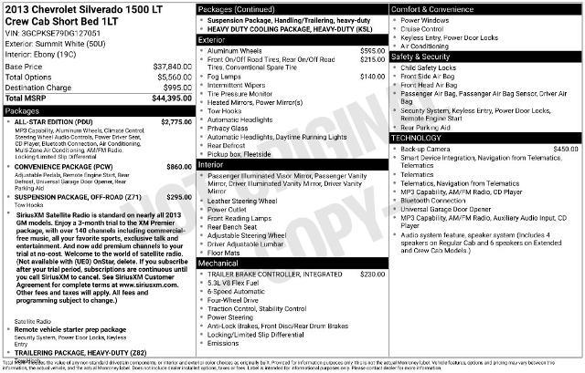 2013 Chevrolet Silverado - $8,876