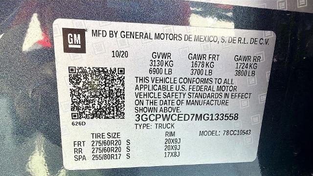 2021 Chevrolet Silverado 1500 LT