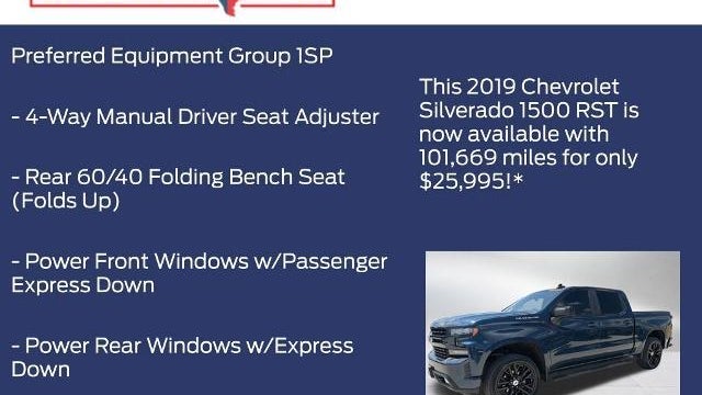 2019 Chevrolet Silverado 1500 RST