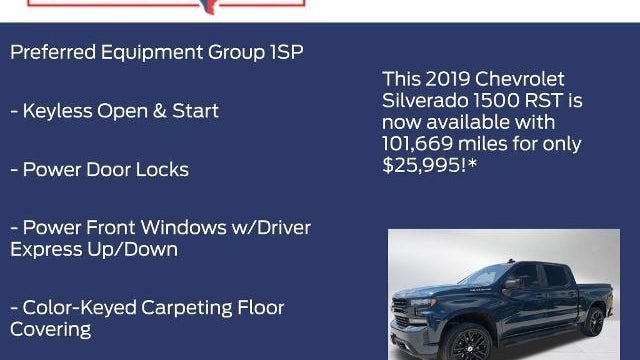2019 Chevrolet Silverado 1500 RST