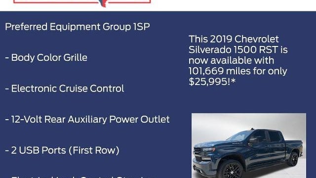 2019 Chevrolet Silverado 1500 RST
