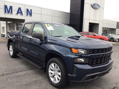 2021 Chevrolet Silverado 1500 4X4 Custom 4DR Crew Cab 5.8 FT. SB