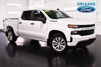2021 Chevrolet Silverado 1500 4X4 Custom 4DR Crew Cab 5.8 FT. SB