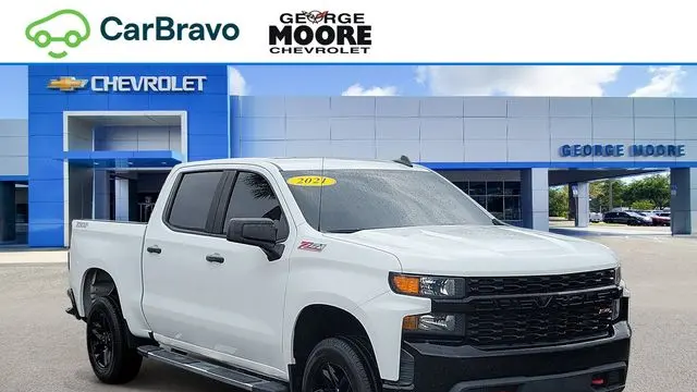 Preowned 2021 Chevrolet Silverado 1500 Custom Trail Boss for Sale