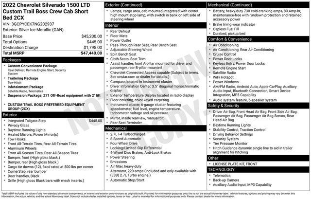 2022 Chevrolet Silverado Ltd - $24,769