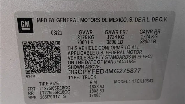 2021 Chevrolet Silverado 1500 LT Trail Boss