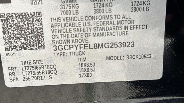 2021 Chevrolet Silverado 1500 LT Trail Boss