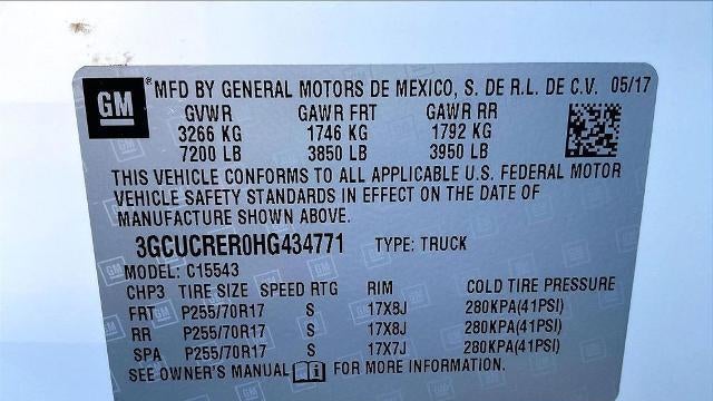 2017 Chevrolet Silverado 1500 LT