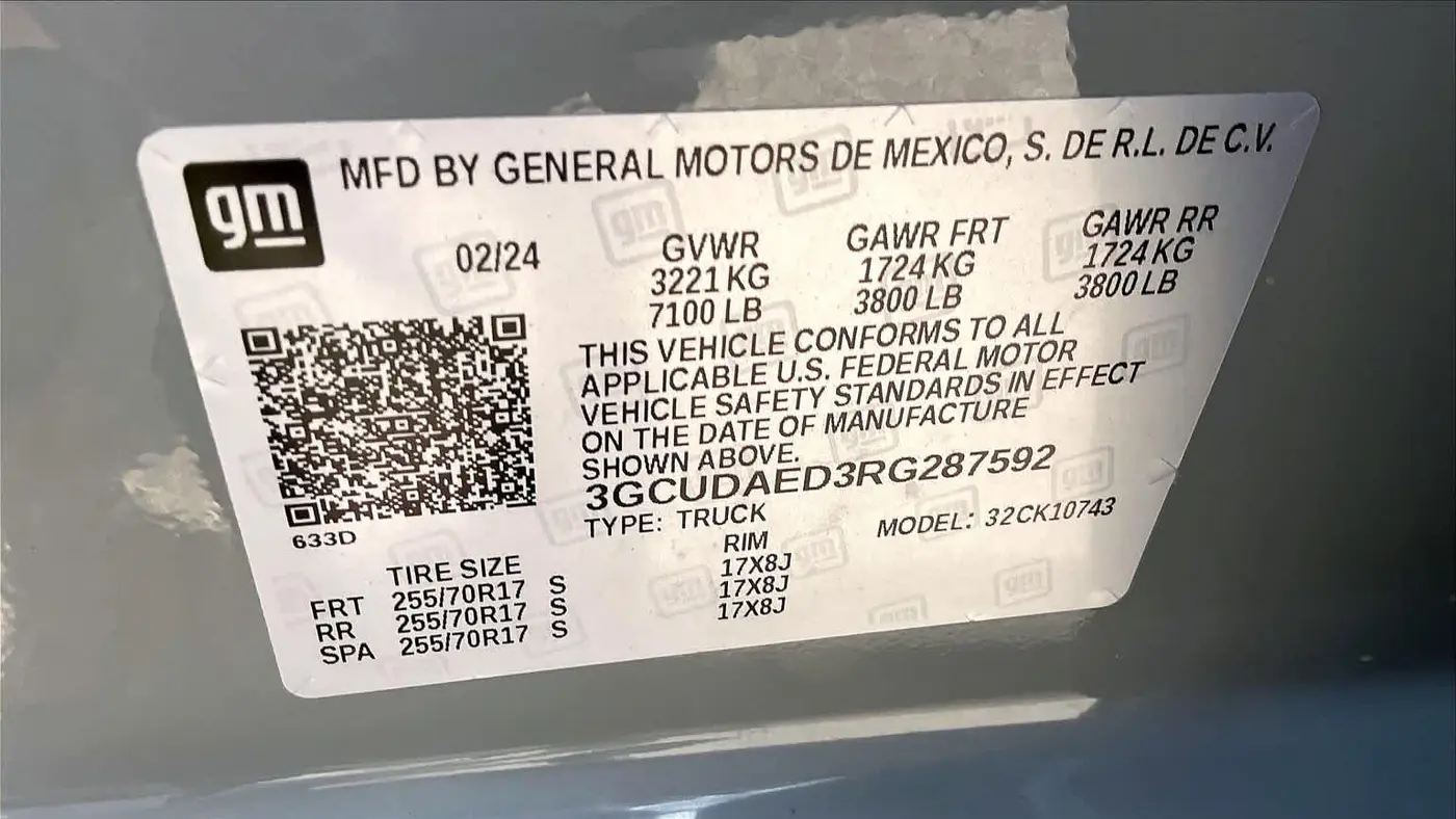 2024 Chevrolet Silverado 1500 Work Truck