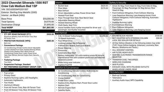 2023 Chevrolet Silverado 1500 RST