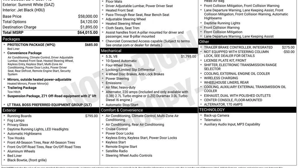 2023 Chevrolet Silverado 1500 LT Trail Boss