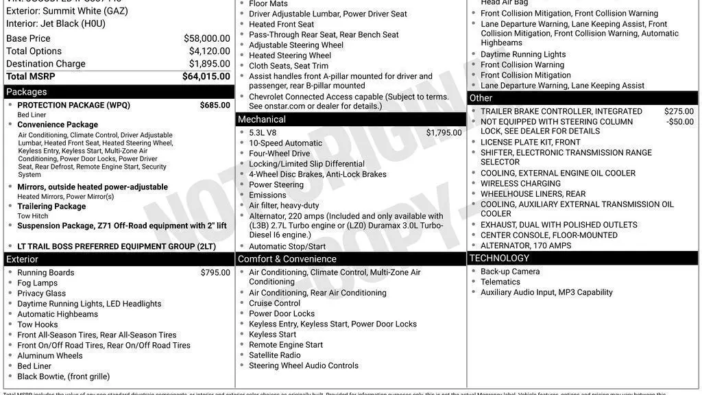 2023 Chevrolet Silverado 1500 LT Trail Boss