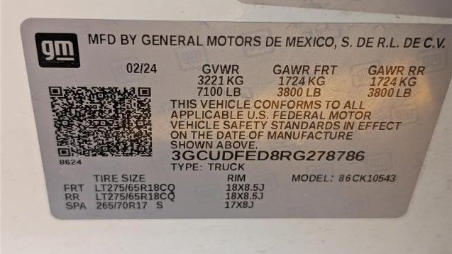 2024 Chevrolet Silverado 1500 LT Trail Boss