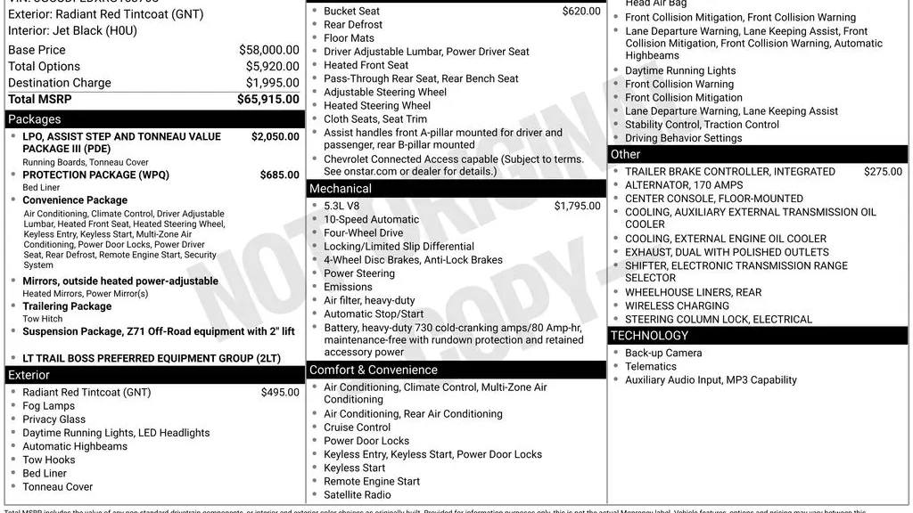 2024 Chevrolet Silverado 1500 LT Trail Boss