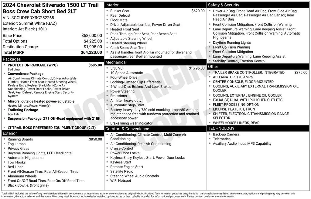 2024 Chevrolet Silverado - $45,923