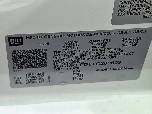 2026 Chevrolet Silverado - $50,888