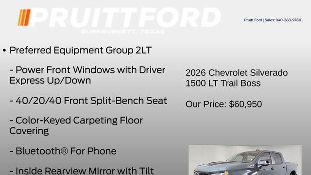2026 Chevrolet Silverado 1500 LT Trail Boss