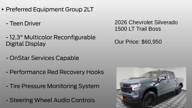 2026 Chevrolet Silverado 1500 LT Trail Boss