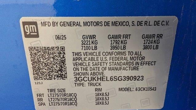 2025 Chevrolet Silverado 1500 ZR2