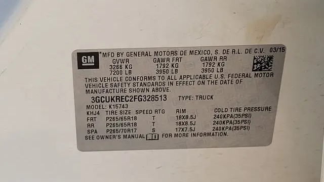 2015 Chevrolet Silverado 1500 LT