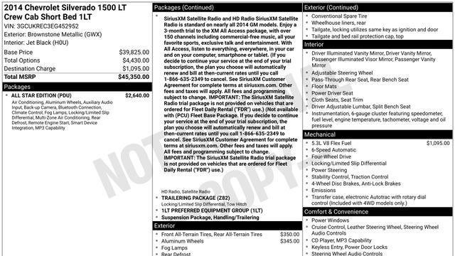 2014 Chevrolet Silverado 1500 LT