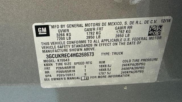 2017 Chevrolet Silverado 1500 LT