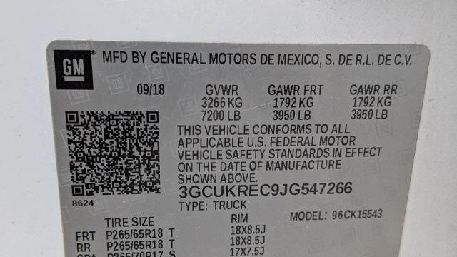 2018 Chevrolet Silverado 1500 LT Z71