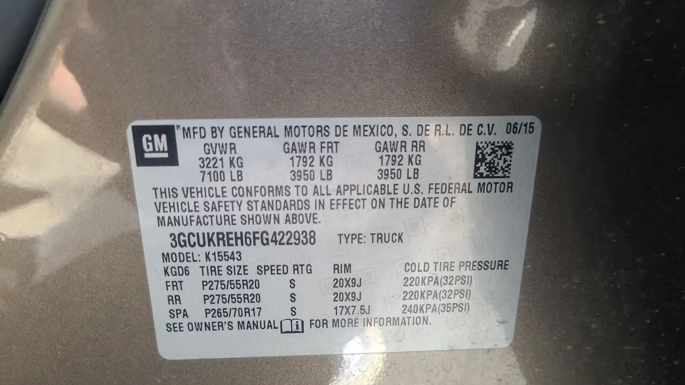 2015 Chevrolet Silverado 1500 LT