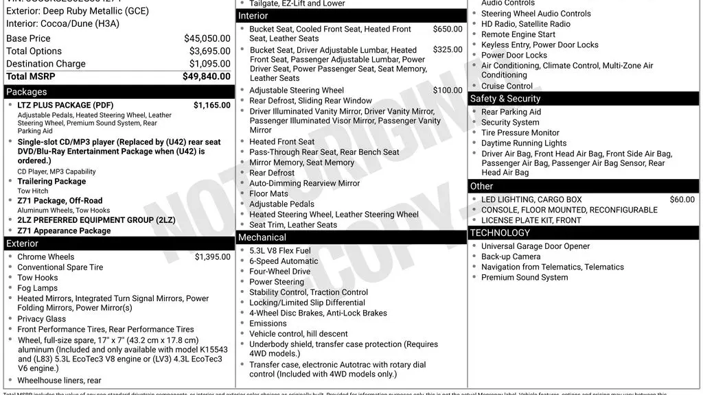 2014 Chevrolet Silverado 1500 LTZ