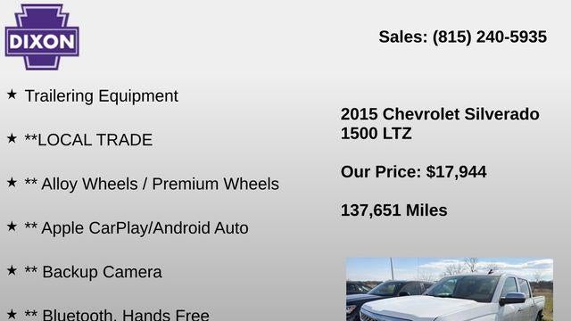 2015 Chevrolet Silverado 1500 LTZ