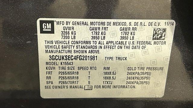 2015 Chevrolet Silverado 1500 LTZ